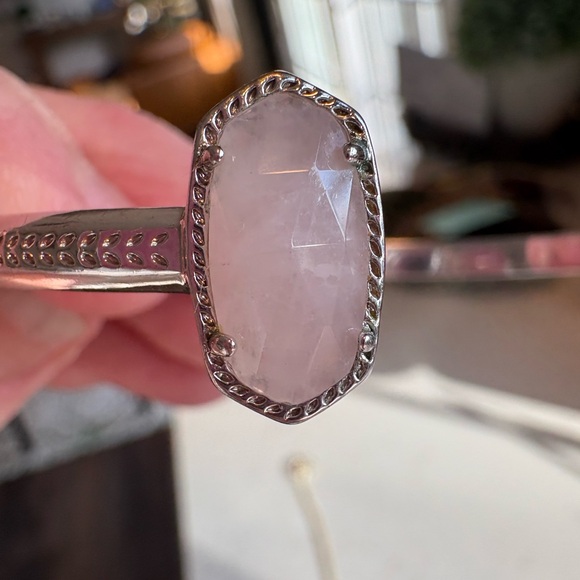 Kendra Scott Silver Bracelet with Pink Accents - Picture 2 of 2